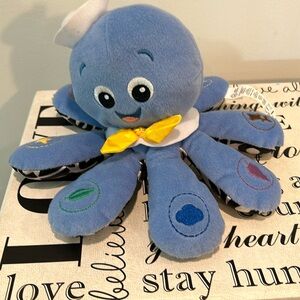Baby Einstein Plush Octopus Interactive Learning Toy Colors in 3 Languages